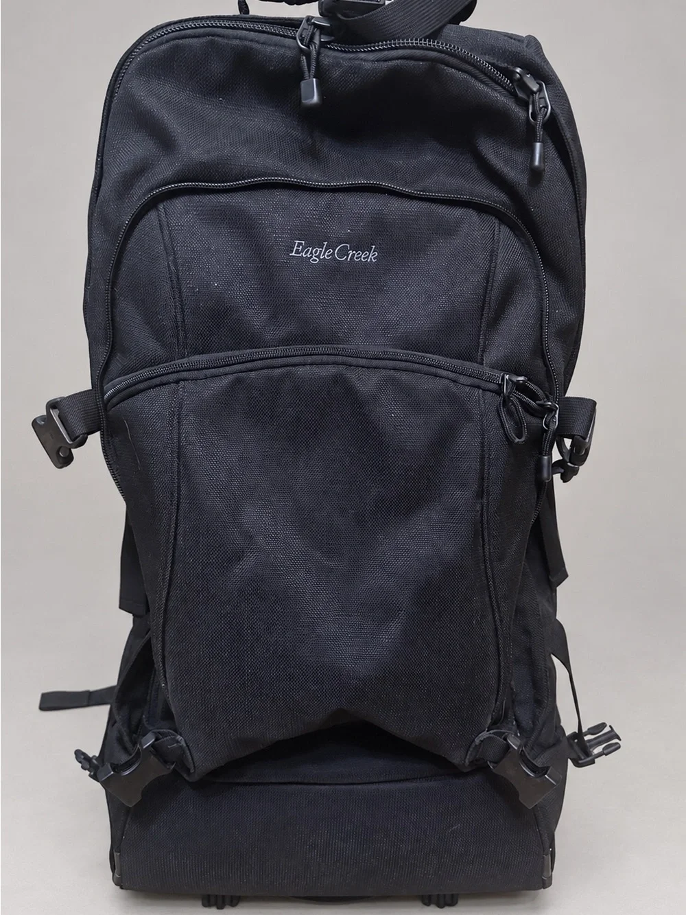 🦅Eagle Creek Switchback Modular 26 Rolling Luggage Backpack Daypack Black